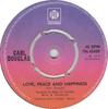 7-дюймовая пластинка CARL DOUGLAS - Love, Peace And Happiness 7N45489 Pye Records 1975 UK Соул/Фанк Б/У