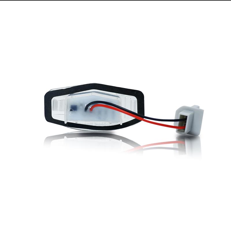 2PCS High Power Xenon White 18-SMD LED Car License Plate Lights For Honda Civic Accord Pilot Acura MDX RL TL TSX RDX ILX Etc
