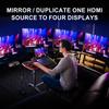 HDMI splitter 1 input 4 output 4K 60Hz AVIDGRAM HDMI splitter compatible with 4 ports 1 input 4 output splitter 4 screen simultaneous output 1080p