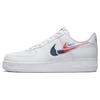 Новые Air Force 1 Low '07 Quadruple Swoosh Белые Темно-синие Малиновые FJ4226-100