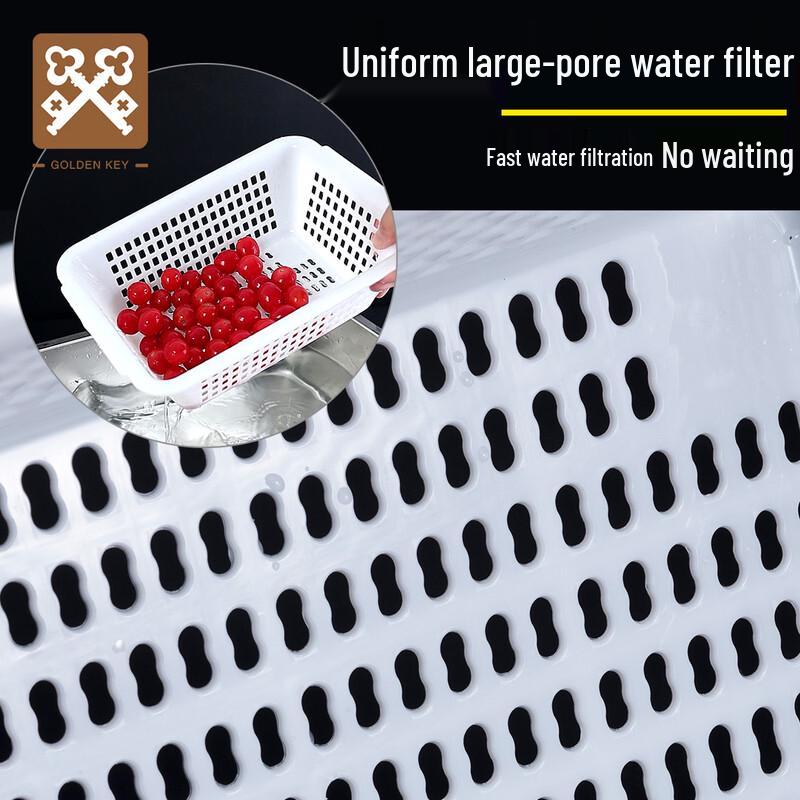 Golden Key Commercial Plastic Storage & Drain Basket