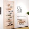 Jiayouxin Multi-layer No-Install Door Shoe Rack Dustproof Storage