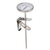 Milk Thermometer 4.6cm Dial 12.5cm Probe High Accuracy Fast Reading Pot Thermometer with Bracket