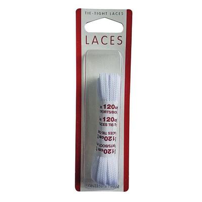 Плоский спортивный / ботинок шнурок 120см белый