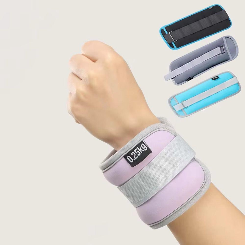 1 Pair Sweat-proof Weighted Wrist Strap Breathable Weight-bearing Fitness Equipment Pilates