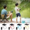 Outdoor Folding Stool Lightweight Heavy Duty Aluminum Alloy Oxford Cloth Camping Hunting Picnic Fishing Mini Collapsible Chair Seat