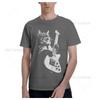 Футболка Rock Cat Playing Guitar Funny Guitar Cat Men T-Shirt Hiphop Oversize T Shirt Casual Cotton Daily Four Seasons Streetwear Tees