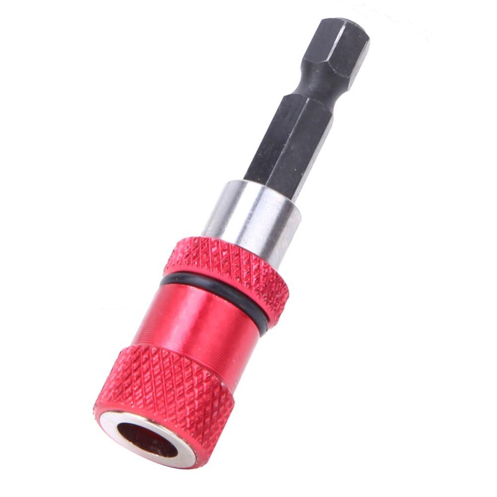 1/4 Inch Hex Shank Screwdriver Bit Holder Stainless Steel Quick Release Bit Extender Home Repair