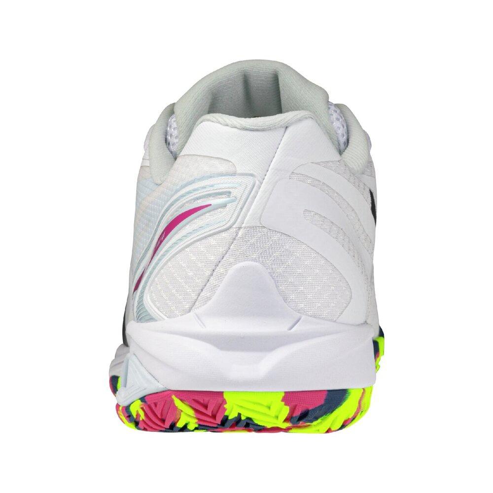 Mizuno Wave Claw 4 Ткань Кожа Круглый Носок Удобные Амортизация Отскок Низкие Кроссовки для Бадминтона Унисекс 71GA2643-02