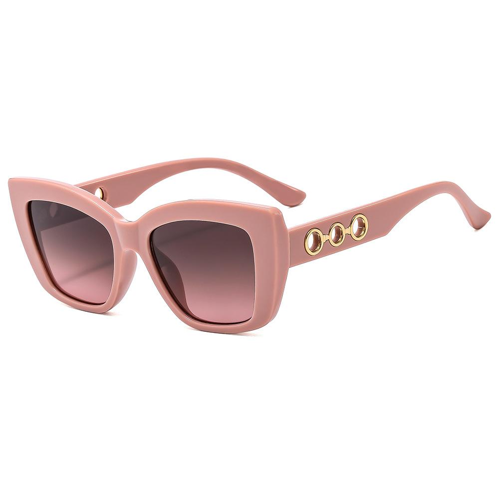 Ins Vintage Cat Eye Sunglasses Women Square Frame Men Sun Glasses Female Brand Designer Retro Shades Fashion