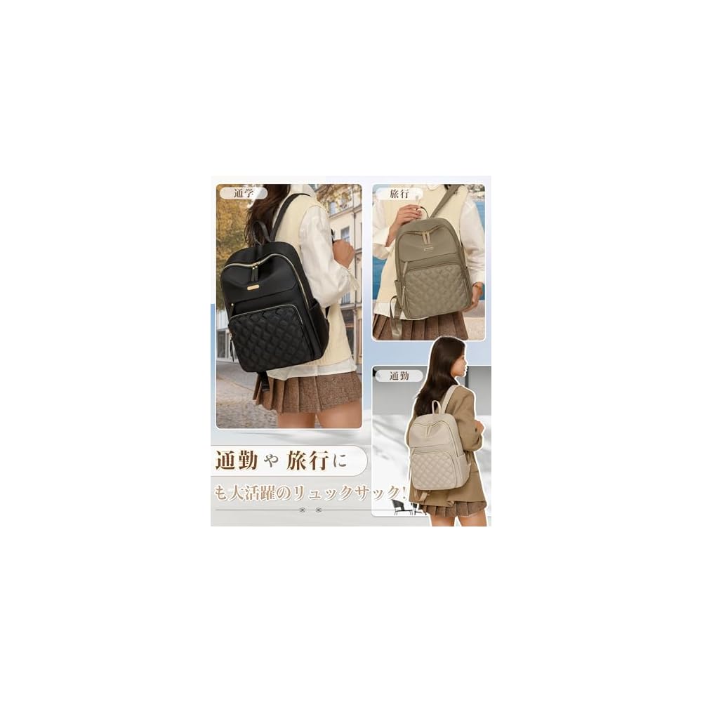 Kayiyasu 3-way Backpack for Women: Popular, Multi-compartment, Stylish, Casual, Lightweight,