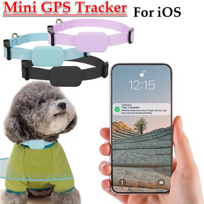 Ошейник для кошек и собак, мини-GPS-трекер для iOS, совместимый с приложением Find My, отслеживающий перемещение животных, ошейник для оповещения о потере питомца