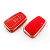 3 Buttons Gold Edge Shell Fob for Toyota Prius Camry Corolla CHR C-HR RAV4 Land Cruiser Prado TPU Car Key Case Cover Accessories