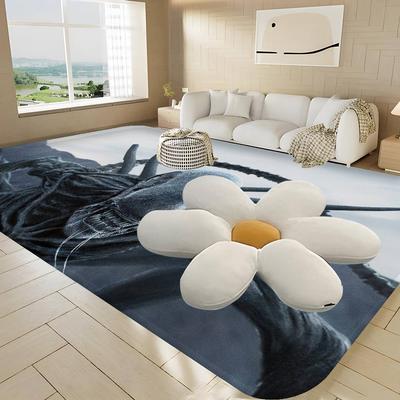 Классический научно-фантастический коврик для пола с инопланетянами, ретро, с несколькими вариантами выбора, ковер для гостиной, кухни, нескользящий, современный домашний декор