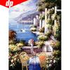 Full Round 5D DIY Diamond Painting Scenic Diamond Embroidery Full Display Cross Stitch