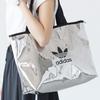 adidas Ткань Originals Trefoil, Полиэстеровая сумка-тоут, Сумка для покупок, Сумка, Сумка через плечо Женская Жидкое серебро ED5885