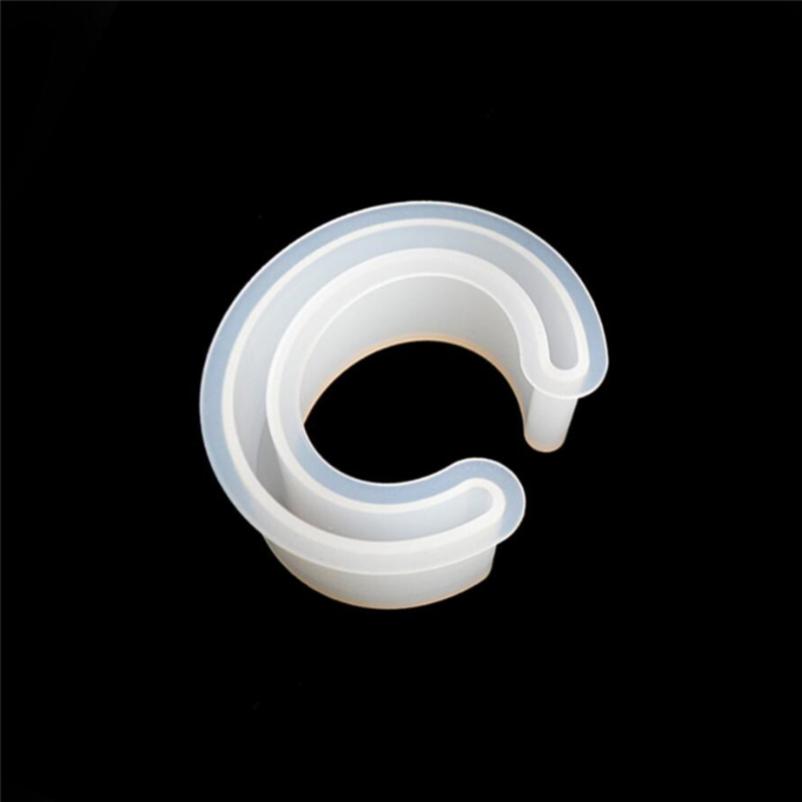 Прозрачные формы для эпоксидной смолы, силиконовые формы для браслетов, цветы, 1 шт., прозрачные ручной работы