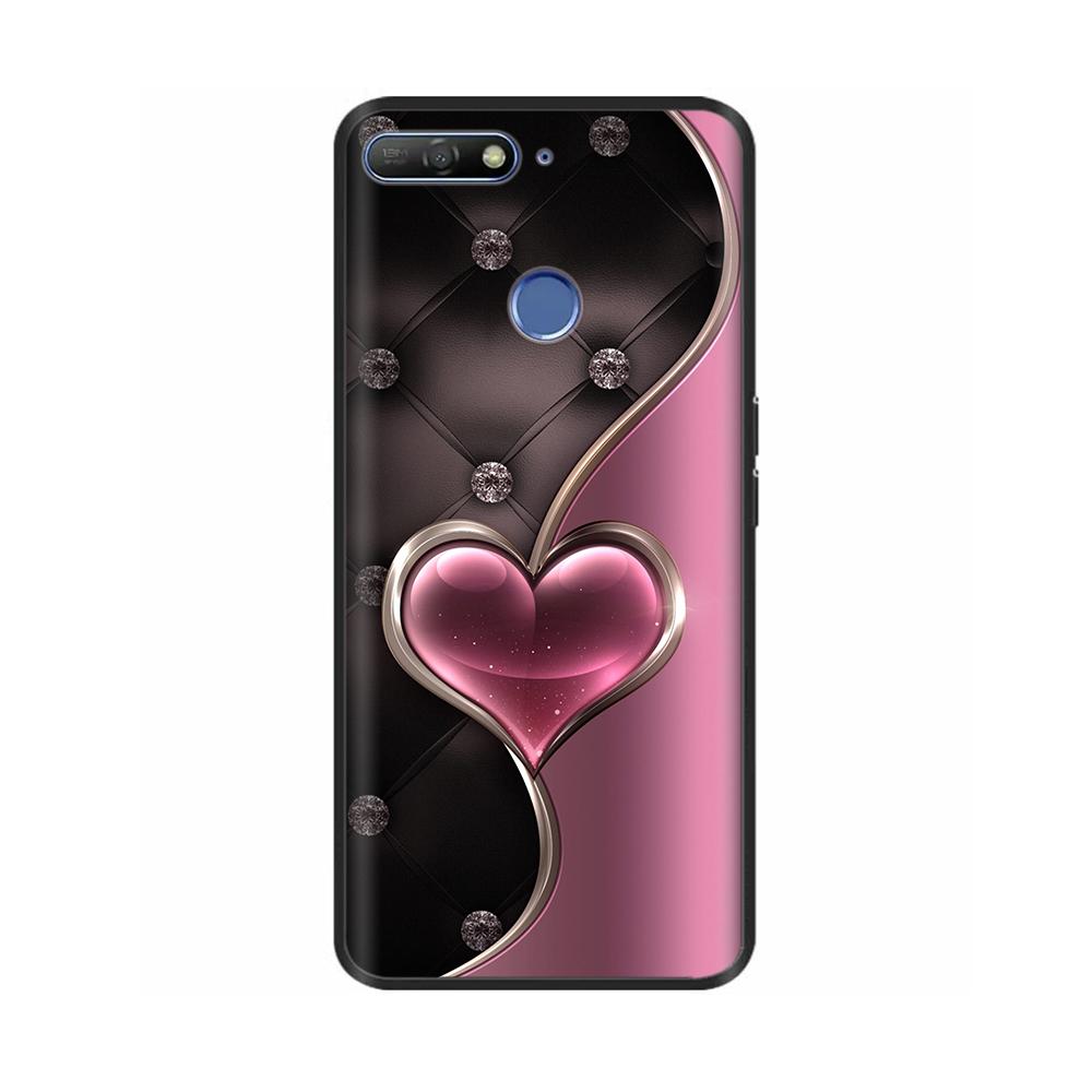 Cute Candy Painted Cover For Huawei Honor 7A Pro Case Soft Silicone Back Cover For Honor 7C Cases Honor7A Pro 5.7" Cases Bumper