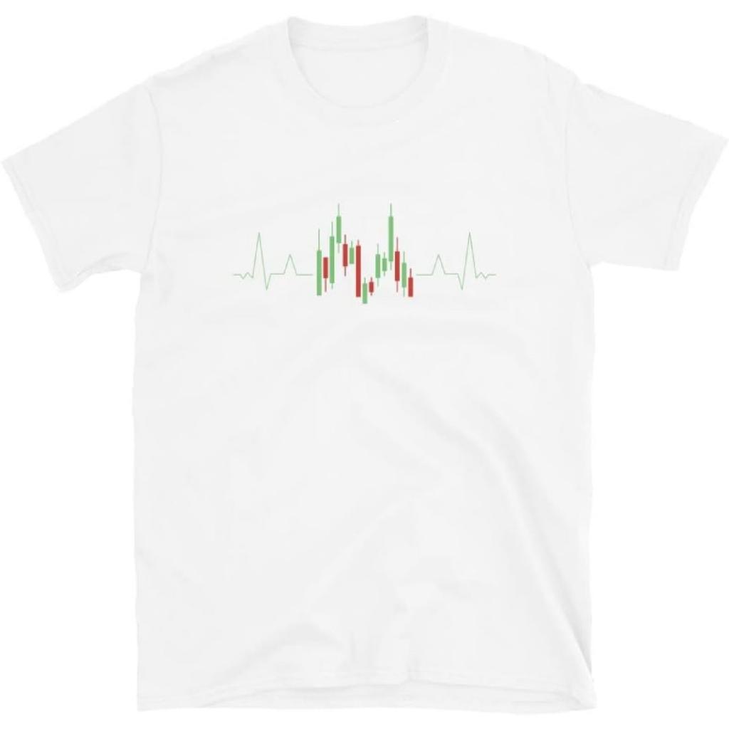 Stock Investor Heartbeat - Stocks Gift for Stock Traders T-Shirt