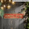 15.7×3.94inch Wall-Mountable Rustic Farmhouse Metal Wall Sign Suitable for Entryway, Kitchen, Aluminum decorative sign - Vintage General Store Decor