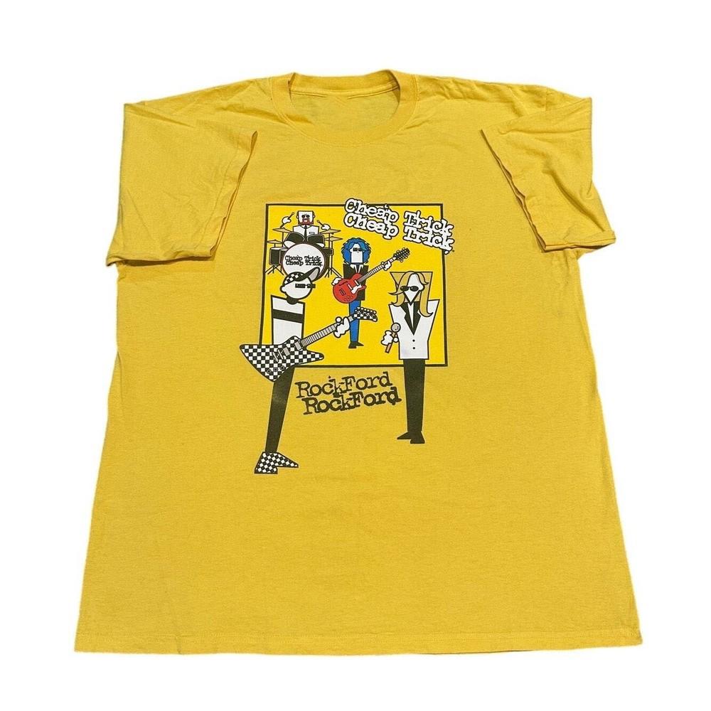 Vintage Cheap Trick Welcome to Rockford Gift For Fans Unisex S-5XL Shirt CA110 Unisex T-Shirt