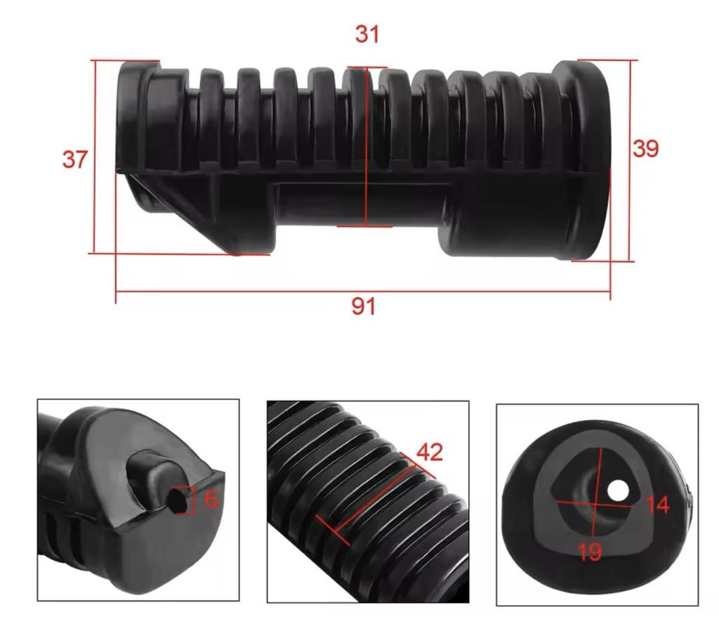 Подножки Deepa Ribusu Honda Super Cub C50 STD DX Левая и Правая Комплект Совместимые