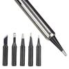 JCD Soldering Iron Tips Black 5pcs/set 900m-T Lead-free Soldering Tip Suit for 908S 908 Top Quality Welding Tips Solder Head