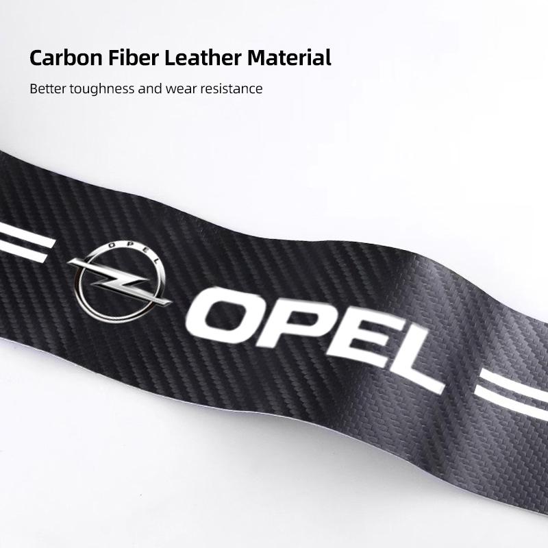 5 шт. Наклейки на пороги дверей автомобиля, защитные от царапин, аксессуары для Opel Astra Grandland Corsa Mokka Frontera Insignia Zafira