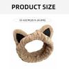 Lovely Cat Ears Hair Band Soft Elastic Headbands Women Soft Cosmetic Headbands Suitable for Ladies and Girls