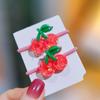 Kids Sequins Floral Elastic Hair Bands Rubber Band Hair Tie Princess Kawaii Hair Rope Headwear Girls Children Hair Accessories