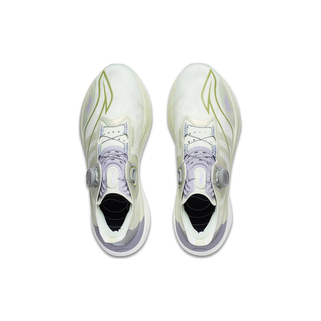Li Ning Shadow 2.0 Повседневные низкие беговые кроссовки Унисекс Светло-зеленые ARRT017-13
