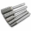 5Pcs 1 4 Inch Double Cut Tungsten Carbide Rotary Burr Die Grinder Shank Bit Set