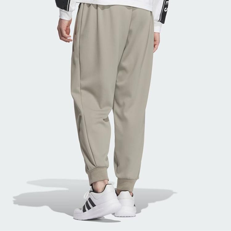 Adidas Серия Истинное Исцеление Мода Простые Универсальные На шнуровке Крутые Трикотажные Спортивные Штаны Мужские Брюки Светло-коричневый JN0136