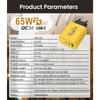 PD 65W 120W Type C Зарядное устройство Быстрая зарядка 3.0 Адаптер питания Для iPhone 14 13 12 Samsung Xiaomi Huawei Портативное настенное зарядное устройство для телефона