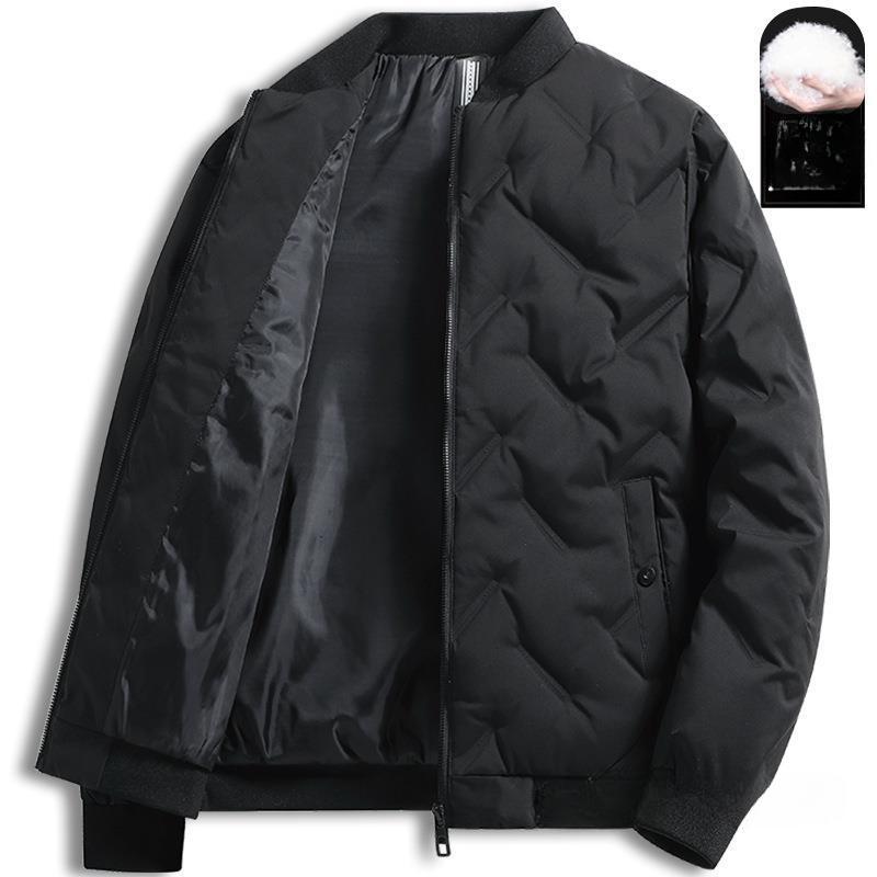 Короткая куртка-пуховик мужская зимняя куртка для среднего возраста, легкая куртка-пуховик, теплая куртка
