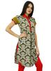 Women Short Printed Cotton Tunic Short Sleeves Ladies Kurta Kurti