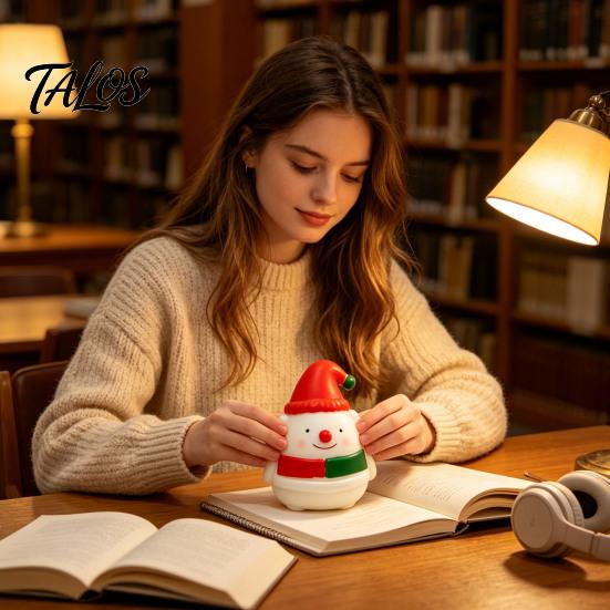 Прочные игрушки-пищалки Рождественский снеговик, Игрушка для снятия стресса, Милая фиджет-фигурка, Подарки на день рождения для детей, Новогодний подарок, Подарок для мальчиков и девочек