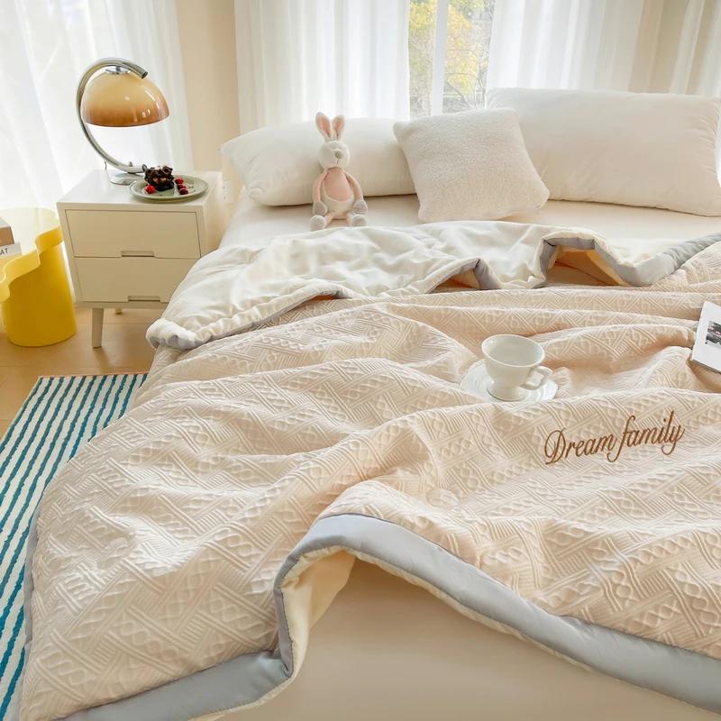 Летнее прохладное одеяло из соевого волокна, тонкое летнее одеяло для одного человека, одеяло с кондиционером, можно стирать в машине, летнее двойное общежитие
