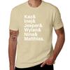 Kaz & Inej & Jesper & Wylan Nina Matthias. (Six of Crows Inverse) T-Shirt blanks sports fans mens clothing
