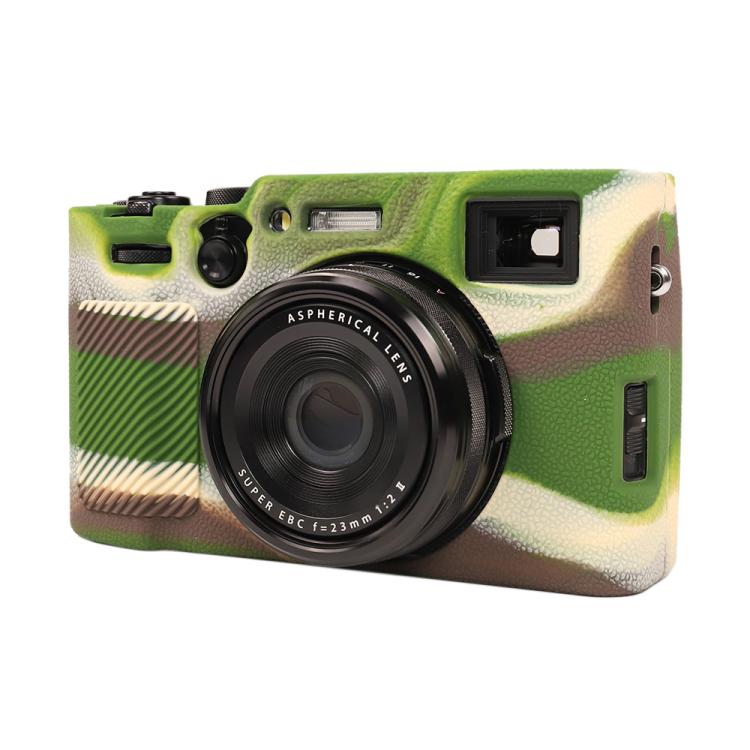 Litchi Texture Soft Silicone Shockproof Protective Case For FUJIFILM X100VI Mirrorless Camera
