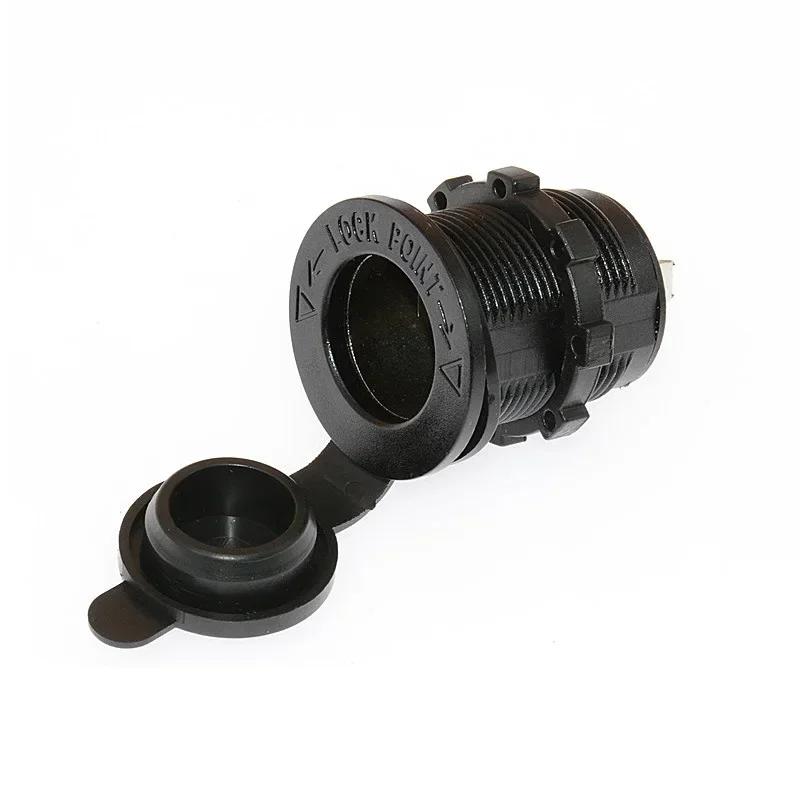 Гнездо прикуривателя для автомобиля, морского мотоцикла, квадроцикла, автофургона, 12 В, водонепроницаемая вилка