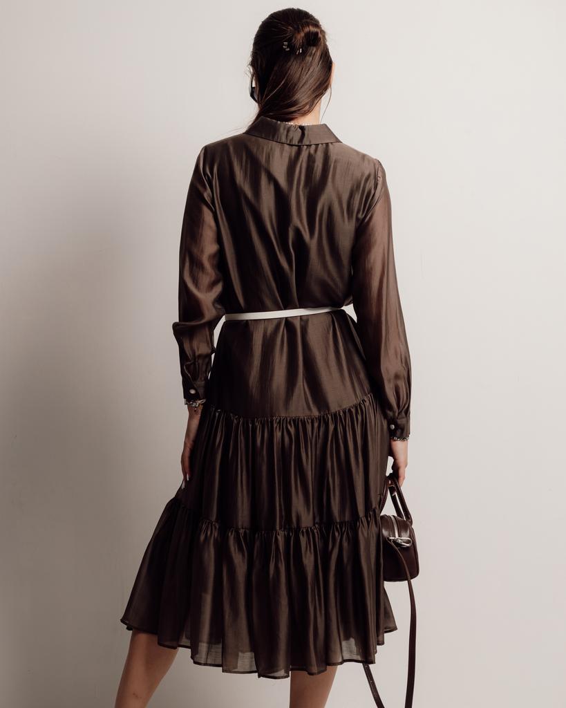 Платье Of White 5093 36 хаки