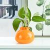 Orange Shape Ceramic Vase for Home Living Room Decor Dried Flower Vase Flower Arrangement Decoration Shooting Props