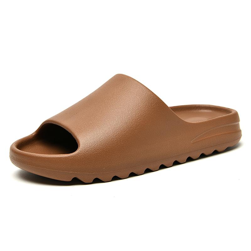 Новые мужские и женские плоские сандалии, удобные легкие шлепанцы для пар, нескользящие модные повседневные тапочки, уличная пляжная обувь