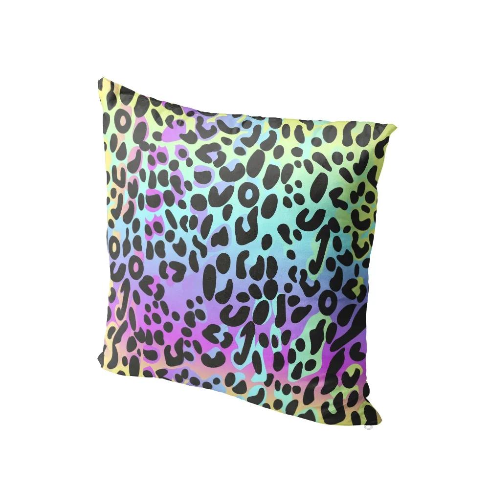 Мода Леопардовый Принт Наволочка x Домашняя Вечеринка Диван Прикроватная Подушка Чехол Декоративный Тело Накидка Короткий Плюш Наволочка