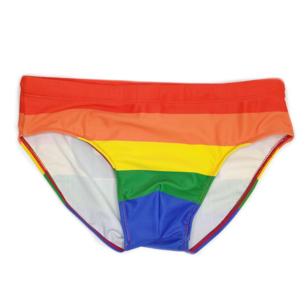 Мужские модные плавки Pride Day с низкой талией и летней пляжной одеждой больших размеров