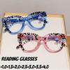Модные очки для чтения унисекс с леопардовой оправой, модные очки с большой оправой, защищающие от синего света, очки для пресбиопии, роскошные очки