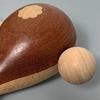 Wooden Fish Ornament Smooth Surface Whale Shape Block Toy Ornament Percussion Instrument