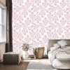 Wallpaper Flowers top white, bottom white for Living Room and Bedroom 50x1000