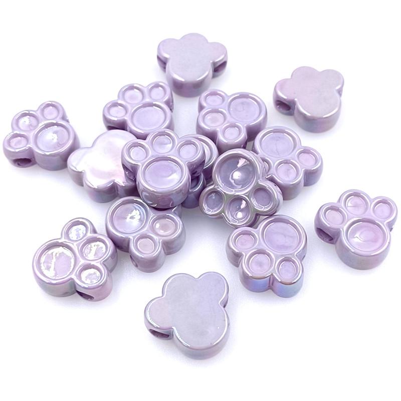 Высокое качество материалов ручной работы ожерелье 5 шт. DIY ювелирные аксессуары браслет кошачья лапа свободные бусины с УФ-покрытием ослепляют